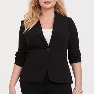 Torrid Size 2 - Studio Gabardine Madison Blazer - Black